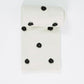 Cashmere Dot Shawl in Black/White