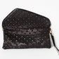 Roxanne Leather Clutch in Black