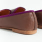 Bii Cap Toe Loafer in Rose/Eggplant