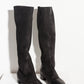 Knee-high boot in black