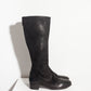 Knee-high boot in black