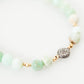 Leopold Bracelet in Green Chrysoprase