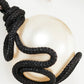Float Bead Earring in Pearl